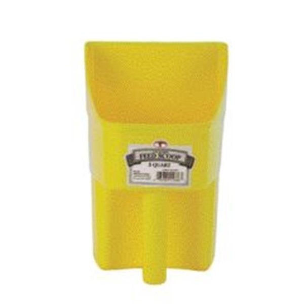 Miller Miller Feed Scoop Yellow 3 Quart - 153867 957257